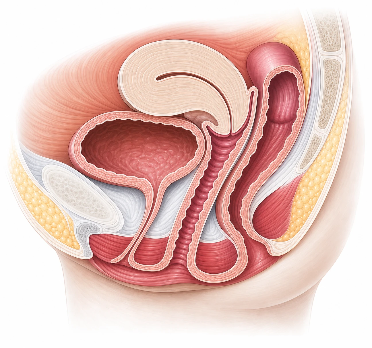 Normal pelvic anatomy